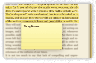 Screenshot: mark text in iBooks for Digested